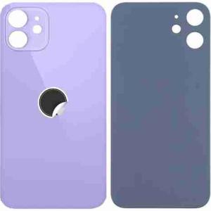 SPAREWARE® Replacement Back panel Back Glass Body Panel For iPhone 12 Mini -Purple (WITH ALL LOGO)