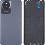 SPAREWARE® Back Door Panel Body Back Panel For Vivo Y02 -Black (CAMERA LENS OR WITH ALL LOGO)