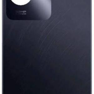 SPAREWARE® Back Panel Back Door Panel Body Cover For Realme C61 -Black (WITH ALL LOGO)