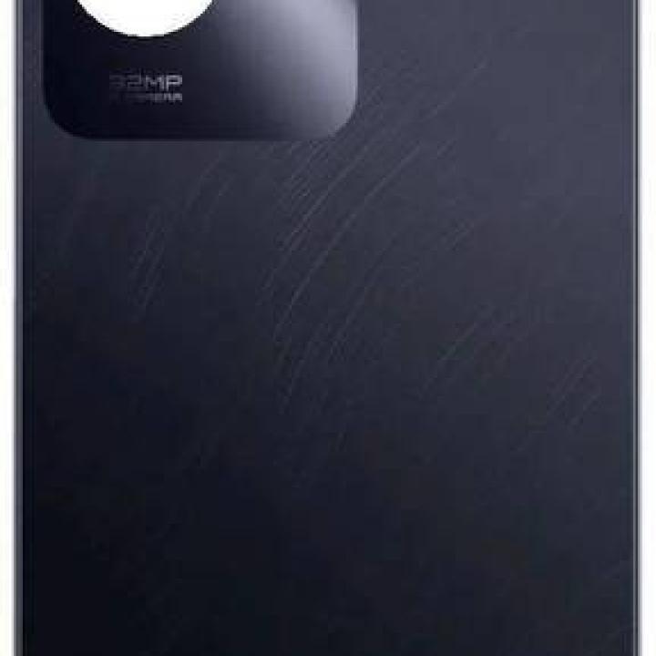 SPAREWARE® Back Panel Back Door Panel Body Cover For Realme C61 -Black (WITH ALL LOGO)