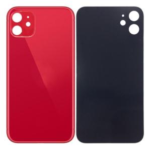SPAREWARE® Replacement Back panel Back Glass Body Panel For iPhone 11 -Red (WITH ALL LOGO)