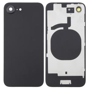 SPAREWARE® Replacement Back panel Back Glass Body Panel For iPhone 16E -Black (WITH MAGSAFE MAGNET & ALL LOGO)