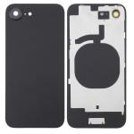 SPAREWARE® Replacement Back panel Back Glass Body Panel For iPhone 16E -Black (WITH MAGSAFE MAGNET & ALL LOGO)