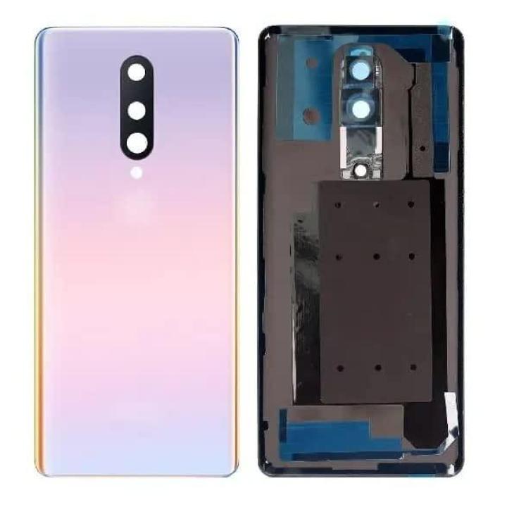 SPAREWARE® Battery Cover Back Door Panel Body For Oneplus 8 -Interstellar Glow  (WITH CAMERA LENS)