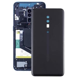 SPAREWARE® Back Panel Back Door Panel Body Cover For Oppo Reno 10X Zoom -Black (WITH ALL LOGO)