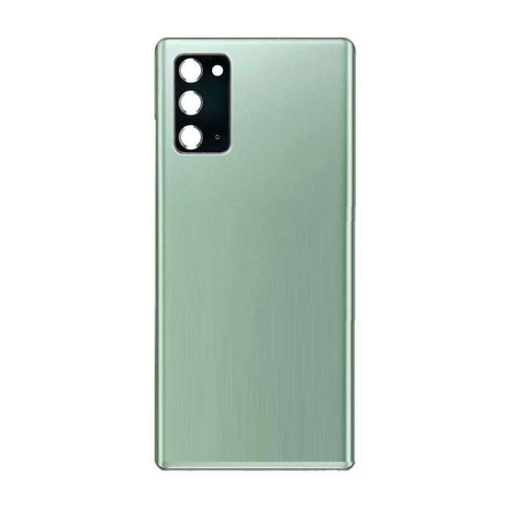 SPAREWARE® Battery Cover Back Door Body Panel For Samsung Galaxy Note 20 -Green (WITH CAMERA LENS)