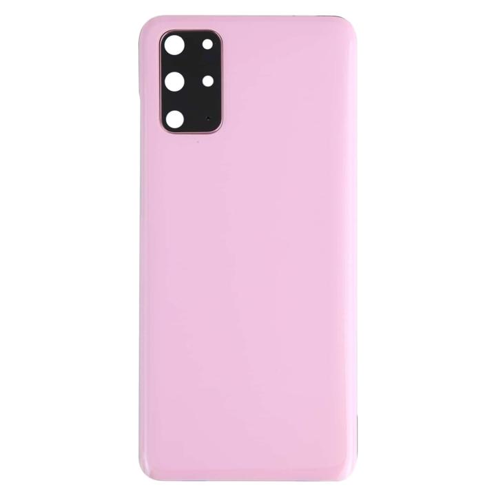 SPAREWARE® Battery Cover Back Door Body Panel For Samsung Galaxy S20 Plus -Pink (WITH CAMERA LENS)