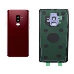 SPAREWARE® Battery Cover Back Door Body Panel For Samsung Galaxy S9 Plus -Red (WITH CAMERA LENS)