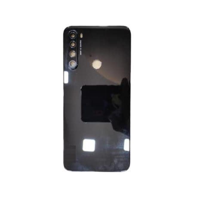 SPAREWARE® Back Panel Body Cover For Mi Redmi Note 8 -Black (WITH LOGO OR CAMERA LENS)