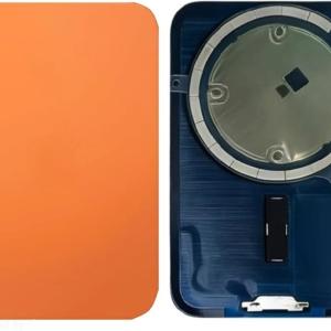 SPAREWARE® Replacement Back panel Back Glass Body Panel For iPhone 17 Pro Max -Orange (WITH MAGSAFE MAGNET & ALL LOGO)