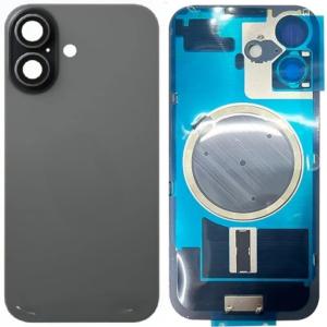 SPAREWARE® Replacement Back panel Back Glass Body Panel For iPhone 17 -Black (WITH MAGSAFE MAGNET & ALL LOGO)