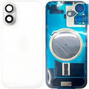 SPAREWARE® Replacement Back panel Back Glass Body Panel For iPhone 17 -White (WITH MAGSAFE MAGNET & ALL LOGO)