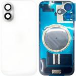 SPAREWARE® Replacement Back panel Back Glass Body Panel For iPhone 17 -White (WITH MAGSAFE MAGNET & ALL LOGO)