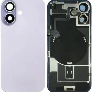 SPAREWARE® Replacement Back panel Back Glass Body Panel For iPhone 17 -Purple (WITH MAGSAFE MAGNET & ALL LOGO)