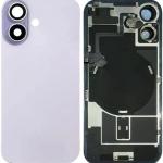 SPAREWARE® Replacement Back panel Back Glass Body Panel For iPhone 17 -Purple (WITH MAGSAFE MAGNET & ALL LOGO)