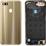 SPAREWARE® Back Panel Back Door Panel Body Cover For Oppo A7-Gold (WITH ALL LOGO)