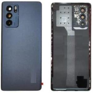 SPAREWARE® Back Panel Back Glass Body Panel For Oppo Reno 6 Pro -Black (100% ORIGINAL)