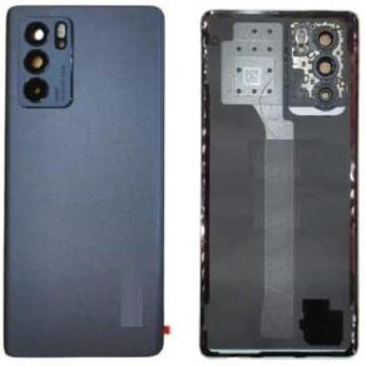 SPAREWARE® Back Panel Back Glass Body Panel For Oppo Reno 6 Pro -Black (100% ORIGINAL)