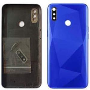 SPAREWARE® Back Panel Back Door Panel Body Cover For Realme 3i -Blue (WITH ALL LOGO)