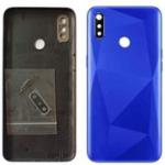SPAREWARE® Back Panel Back Door Panel Body Cover For Realme 3i -Blue (WITH ALL LOGO)