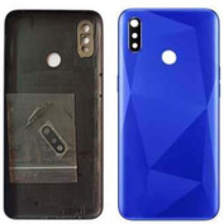 SPAREWARE® Back Panel Back Door Panel Body Cover For Realme 3i -Blue (WITH ALL LOGO)