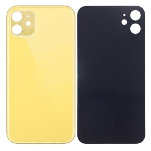 SPAREWARE® Replacement Back panel Back Glass Body Panel For iPhone 11 -Yellow (WITH ALL LOGO)