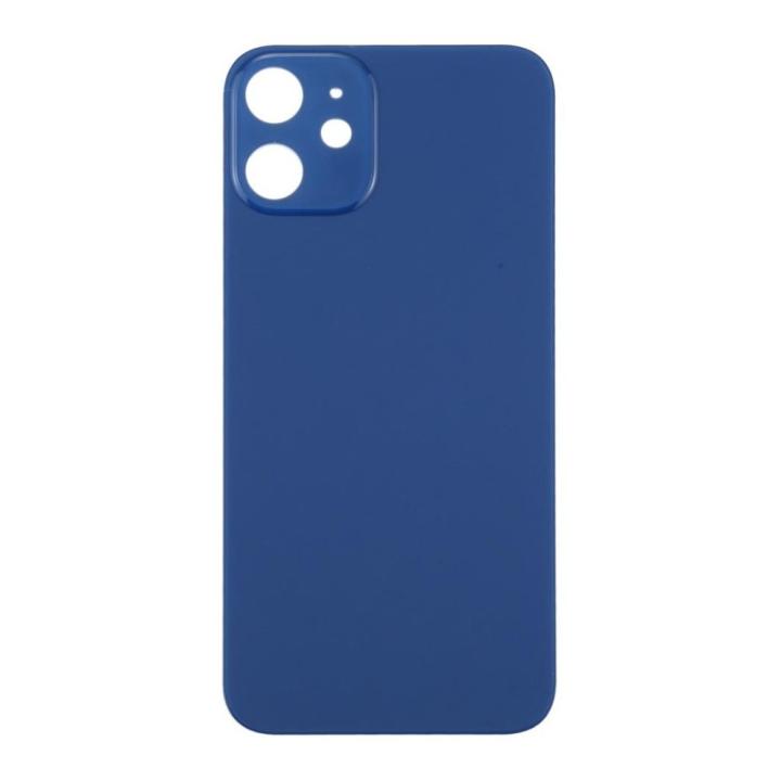 SPAREWARE® Replacement Back panel Back Glass Body Panel For iPhone 12 -Blue (WITH ALL LOGO)