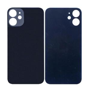 SPAREWARE® Replacement Back panel Back Glass Body Panel For iPhone 12 -Black (WITH ALL LOGO)