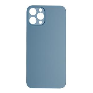 SPAREWARE® Replacement Back panel Back Glass Body Panel For iPhone 12 Pro Max -Blue (WITH ALL LOGO)