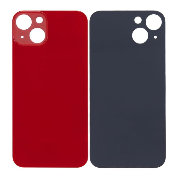 SPAREWARE® Replacement Back panel Back Glass Body Panel For iPhone 13 -Red (WITH ALL LOGO)
