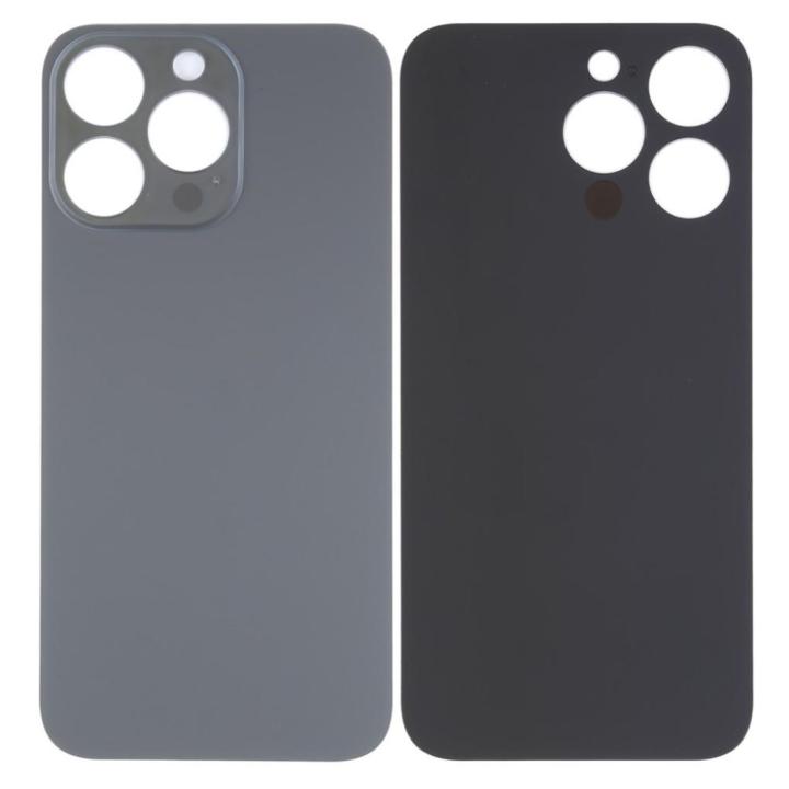 SPAREWARE® Replacement Back panel Back Glass Body Panel For iPhone 14 Pro Max -Grey (WITH ALL LOGO)