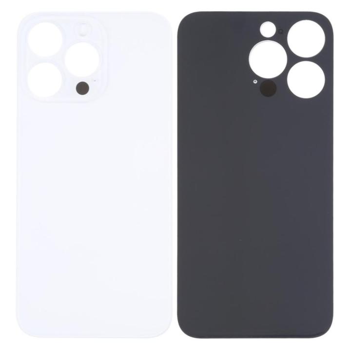 SPAREWARE® Replacement Back panel Back Glass Body Panel For iPhone 14 Pro Max -White (WITH ALL LOGO)