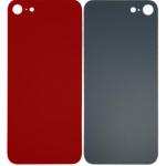 SPAREWARE® Replacement Back panel Back Glass Body Panel For iPhone SE 2020 -Red (WITH ALL LOGO)
