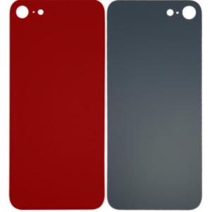 SPAREWARE® Replacement Back panel Back Glass Body Panel For iPhone SE 2020 -Red (WITH ALL LOGO)