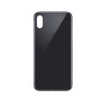 SPAREWARE® Replacement Back panel Back Glass Body Panel For iPhone X -Black (WITH ALL LOGO)