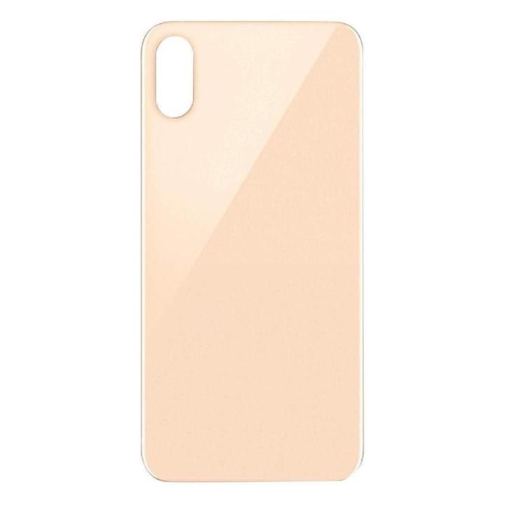 SPAREWARE® Replacement Back panel Back Glass Body Panel For iPhone XS -Gold (WITH ALL LOGO)