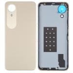 SPAREWARE® Back Panel Back Door Panel Body Cover For Oppo A17k -Gold (WITH ALL LOGO)