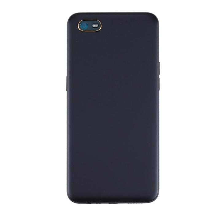SPAREWARE® Back Panel Back Door Panel Body Cover For Oppo A1k -Black (WITH ALL LOGO)