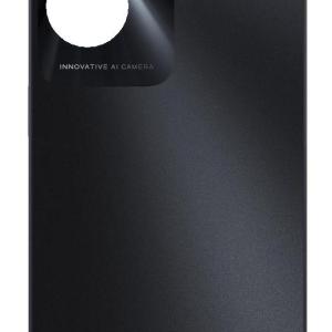 SPAREWARE® Back Panel Back Door Panel Body Cover For Oppo A59 5G -Black (WITH ALL LOGO)