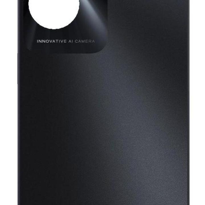 SPAREWARE® Back Panel Back Door Panel Body Cover For Oppo A59 5G -Black (WITH ALL LOGO)