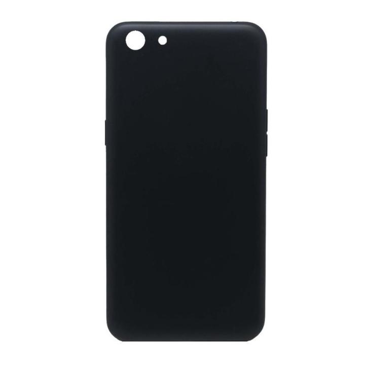 SPAREWARE® Back Panel Back Door Panel Body Cover For Oppo A71 -Black (WITH ALL LOGO)