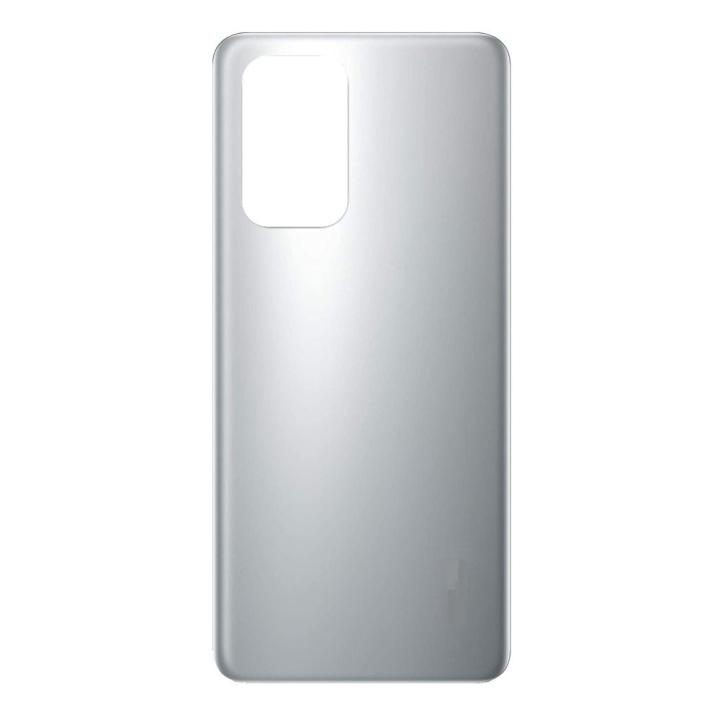 SPAREWARE® Back Panel Back Door Panel Body Cover For Oppo F19 Pro Plus -Silver (WITH LOGO)