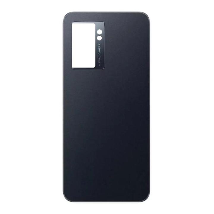 SPAREWARE® Back Panel Back Door Panel Body Cover For Oppo K10 5G -Black (WITH ALL LOGO)