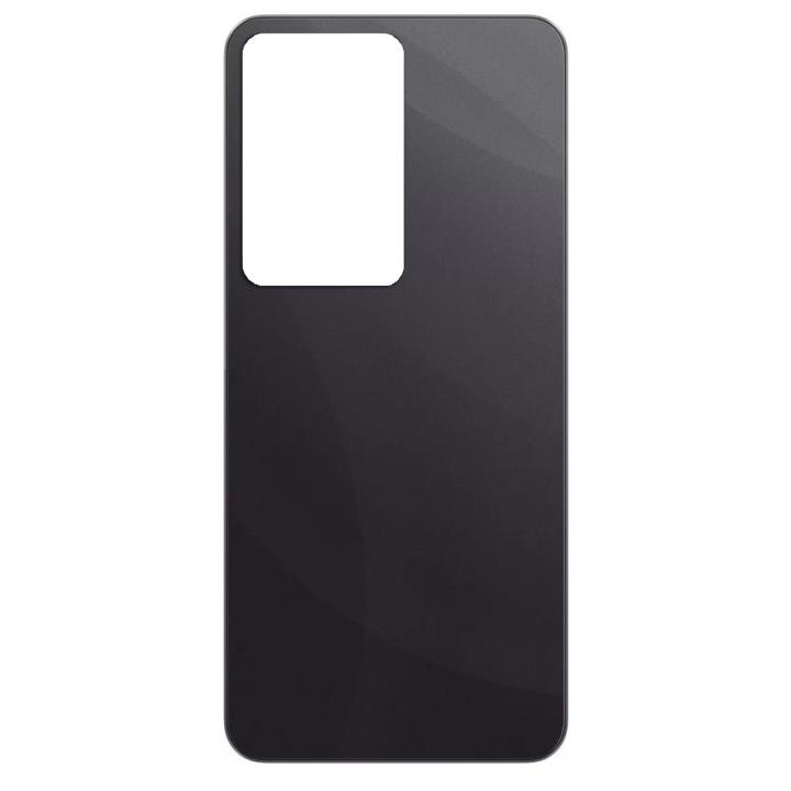 SPAREWARE® Back Panel Back Door Panel Body Cover For Realme 14X 5G -Black (WITH ALL LOGO)