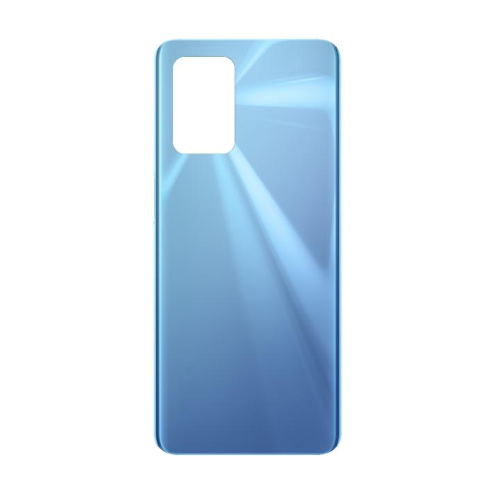 SPAREWARE® Back Panel Back Door Panel Body Cover For Realme 8 5G -Blue (WITH ALL LOGO)