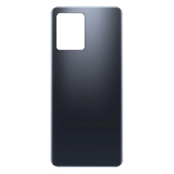 SPAREWARE® Back Panel Back Door Panel Body Cover For Realme 9 4G -Black (WITH ALL LOGO)