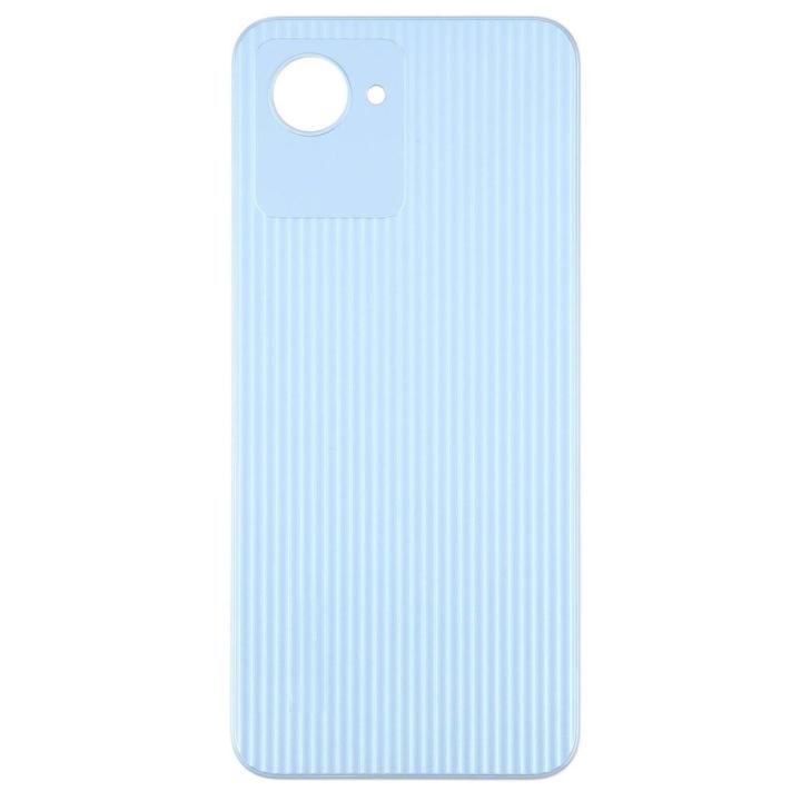 SPAREWARE® Back Panel Back Door Panel Body Cover For Realme C30 -Blue (WITH ALL LOGO)