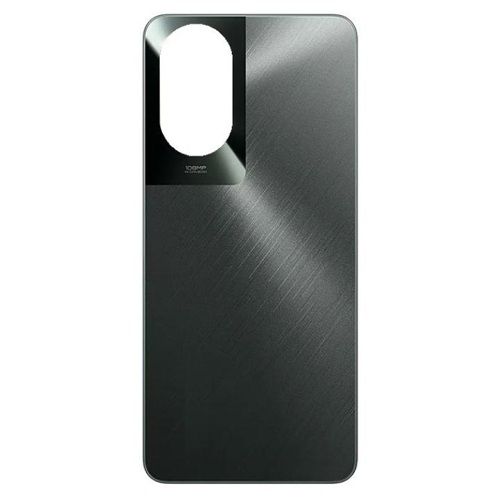 SPAREWARE® Back Panel Back Door Panel Body Cover For Realme C67 4G-Black (WITH ALL LOGO)