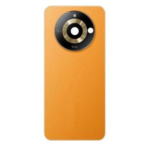SPAREWARE® Back Panel Back Door Panel Body Cover For Realme Narzo 60 -Orange (CAMERA LENS OR WITH ALL LOGO)