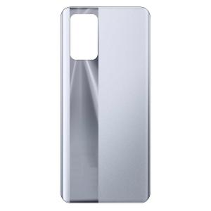 SPAREWARE® Back Panel Back Door Panel Body Cover For Realme X7 Max -Silver (WITH ALL LOGO)